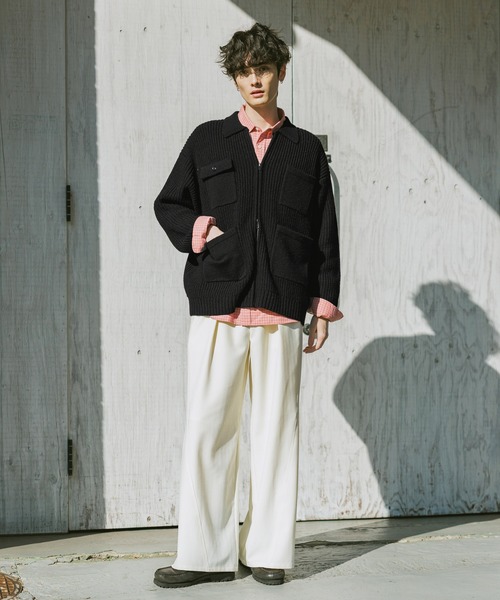 RAGEBLUE（レイジブルー） セーター ニット DOUBLE ZIP COVERALL KNIT
