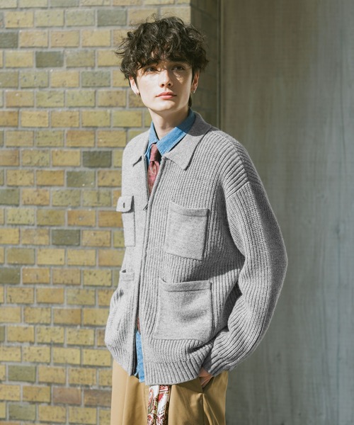RAGEBLUE（レイジブルー） セーター ニット DOUBLE ZIP COVERALL KNIT