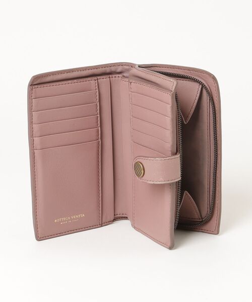 Bottega Veneta 限定価格 二つ折り財布 ピンク ボッテガヴェネタ BOTTEGA VENETA BOTTEGA VENETA 二つ折り財布 742698