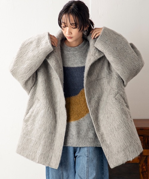 「MILLION CARATS」 コート FREE グレー レディース_画像5