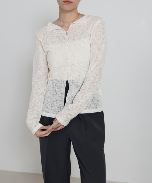 select MOCA（セレクトモカ） カーディガン 「ZOZO限定」フロント