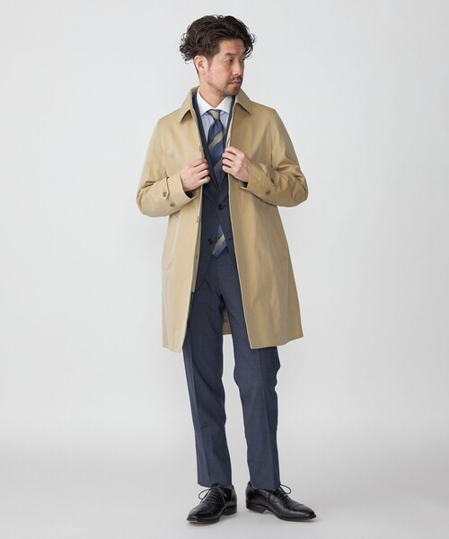 SHIPS PERTEXステンカラーコート ネイビー SHIPS Colors:〈撥水・防風〉ステンカラー コート◇｜ SHIPS 公式サイト
