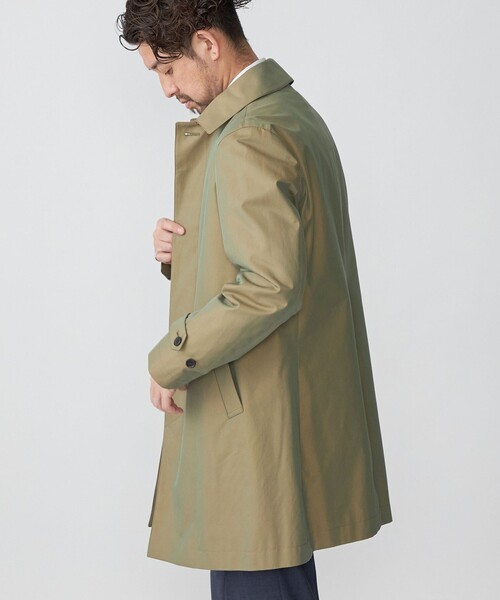 SHIPS（シップス） ステンカラーコート M ネイビー メンズ : ZOZOTOWN