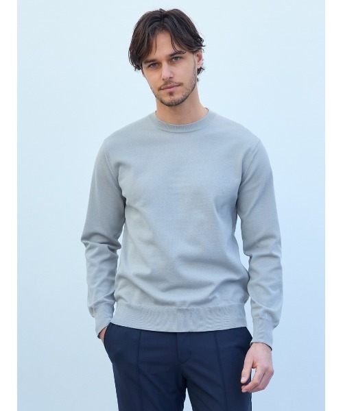 セーター ニット 「A PACK」WASHABLE PACK KNIT(2枚組) メンズの画像
