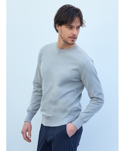 セーター ニット 「A PACK」WASHABLE PACK KNIT(2枚組) メンズの画像