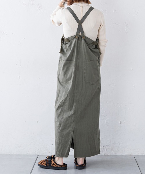 「CIAOPANIC TYPY」 サロペットスカート MEDIUM カーキ レディース_画像3