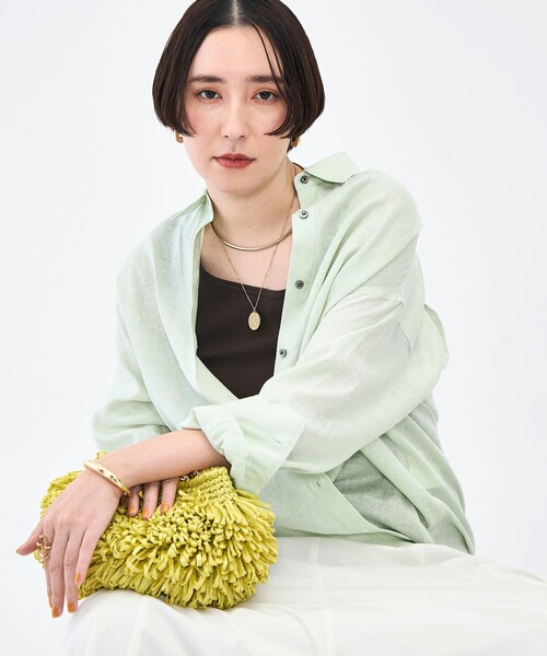 NOLLEY'S（ノーリーズ） リネンシャツ ブラウス シャツ MY STANDARD