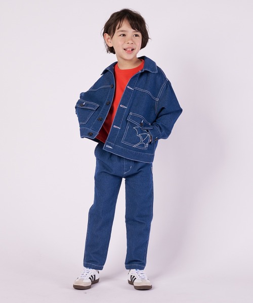 昭和レトロ　テイジン　ソレルアップ　子供服　テイジン　サンダーバード　ジュニア Arnold Palmer（アーノルドパーマー） デニムジャケット アウター