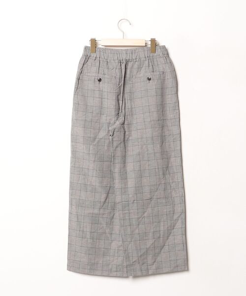 「Morris & Sons」 チェック柄パンツ 1 グレー レディース_画像2