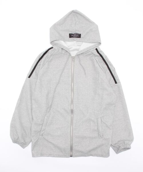 「aimoha」 ジップアップパーカー X-LARGE ブラック レディース_画像3