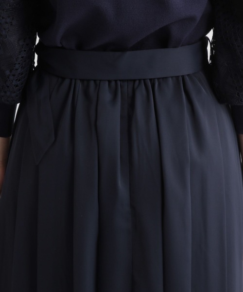 「Andemiu」 プリーツスカート FREE ダークブラウン レディース_画像5