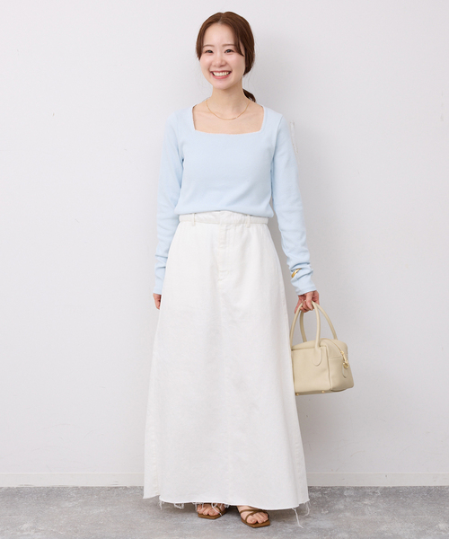 スローブイエナ トップス SLY | FRONT ZIP H／N RIB トップス (ニット ) |SHEL'TTER WEBSTORE
