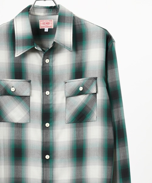 BIG MIKE（ビッグマイク） シャツ BIG MIKE Rayon Mix Ombre Shirts