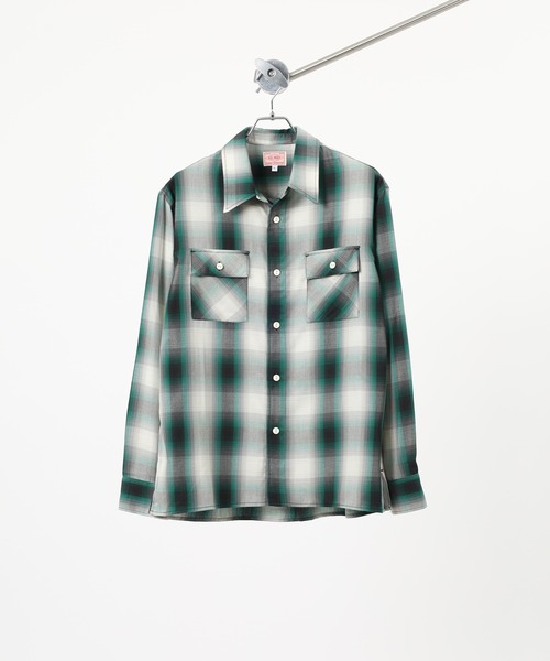 BIG MIKE（ビッグマイク） シャツ BIG MIKE Rayon Mix Ombre Shirts