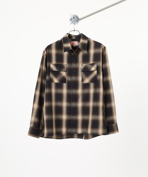 BIG MIKE（ビッグマイク） シャツ BIG MIKE Rayon Mix Ombre Shirts