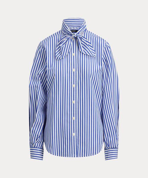 yuuki　POLO Ralph Lauren ストライプリボンシャツ LAUREN RALPH LAUREN（ローレン ラルフローレン） ブラウス シャツ