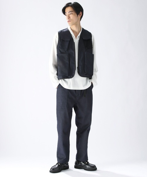 「niko and...」 「city creek」ベスト FREE ネイビー メンズ_画像2