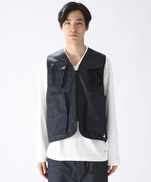 「niko and...」 「city creek」ベスト FREE ネイビー メンズ_画像4