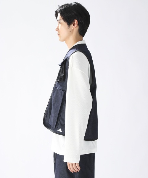 「niko and...」 「city creek」ベスト FREE ネイビー メンズ_画像5