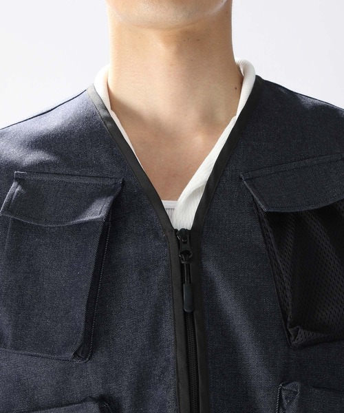 「niko and...」 「city creek」ベスト FREE ネイビー メンズ_画像7