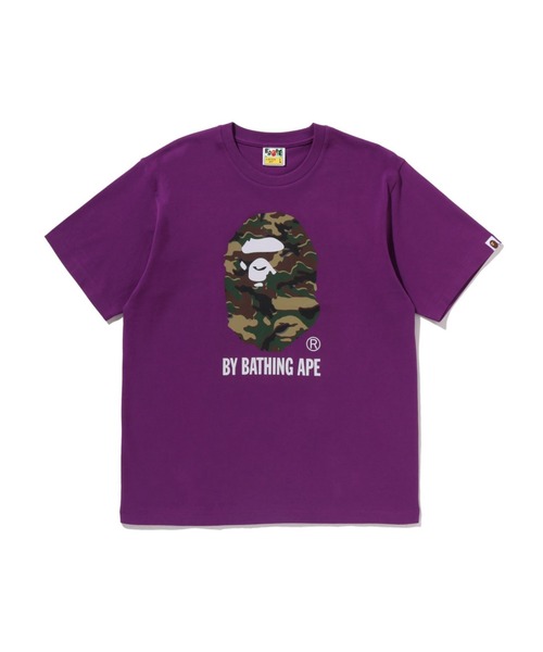 tシャツ GLITCH WOODLAND CAMO BY BATHING APE TEE メンズ レディースの画像