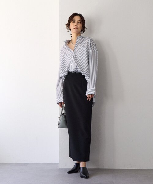 「RIVE DROITE」 スカート 38 ダークブラウン レディースの画像