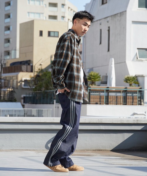 adidas（アディダス） ジーンズ ファイヤーバード スリーストライプス