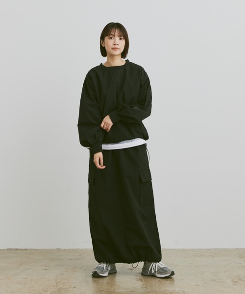 「flaner」 長袖ブラウス MEDIUM ネイビー レディース_画像7