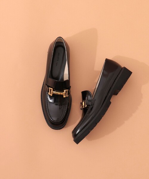 「NOLLEY'S」 シューズ 24.5 ブラック レディースの画像