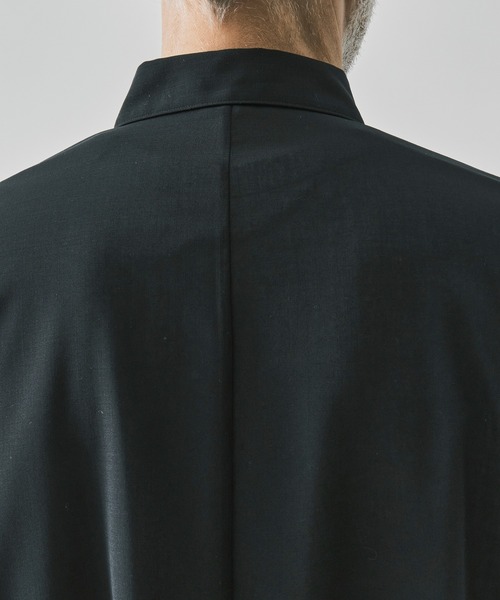 シャツ 「ATON / エイトン」別注TWIST WOOL GAUZE LOOSE FIT SHIRT メンズの画像