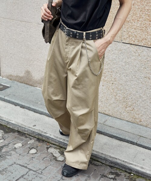 「PUBLUX」 チノパンツ LARGE ベージュ メンズ_画像3