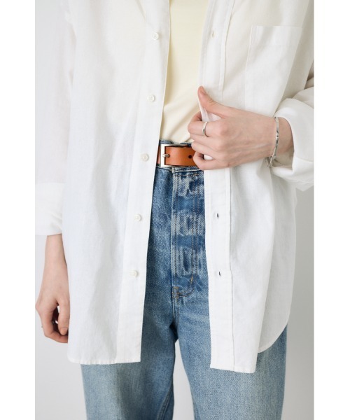 AZUL BY MOUSSY（アズールバイマウジー） リネンシャツ ブラウス