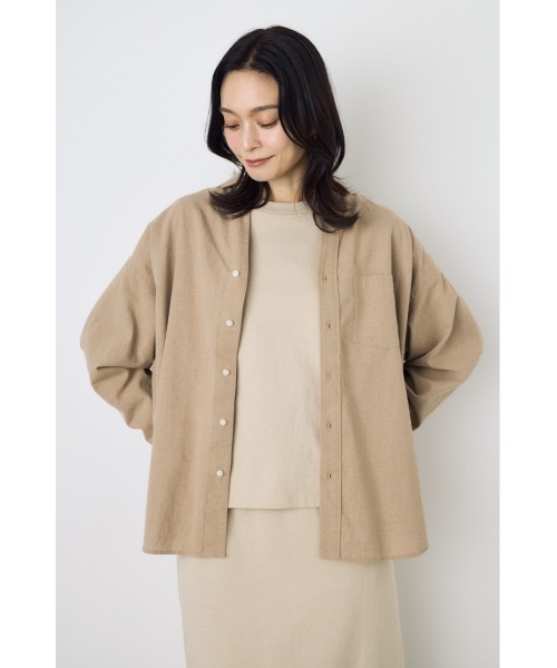 ARTS&SCIENCE コットン　リネン　wrap ブラウス　シャツ AZUL BY MOUSSY（アズールバイマウジー） リネンシャツ ブラウス