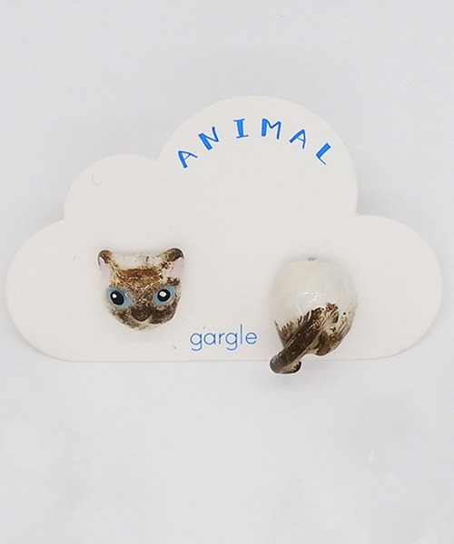 gargle（ガーグル） ピアス ガーグル：アニマルシリーズ ねこのおしり