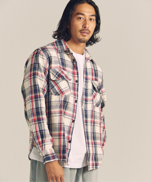 「JACKROSE」 長袖シャツ L サックスブルー メンズ_画像3