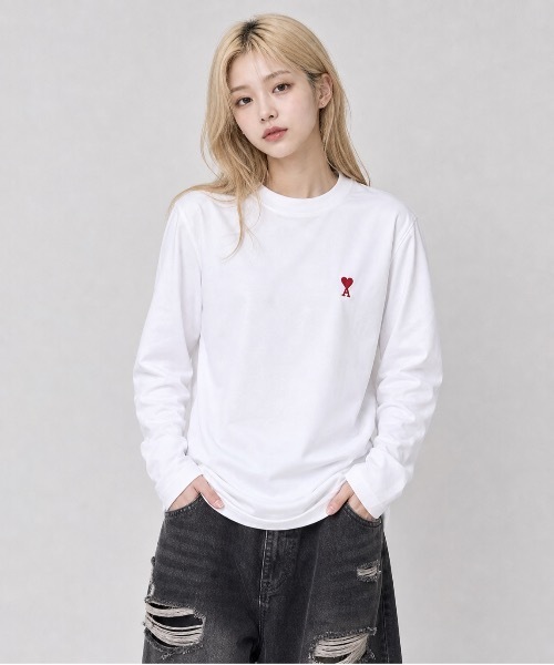 AMI Alexandre Mattiussi tシャツ 「AMI PARIS」アミ パリス Small