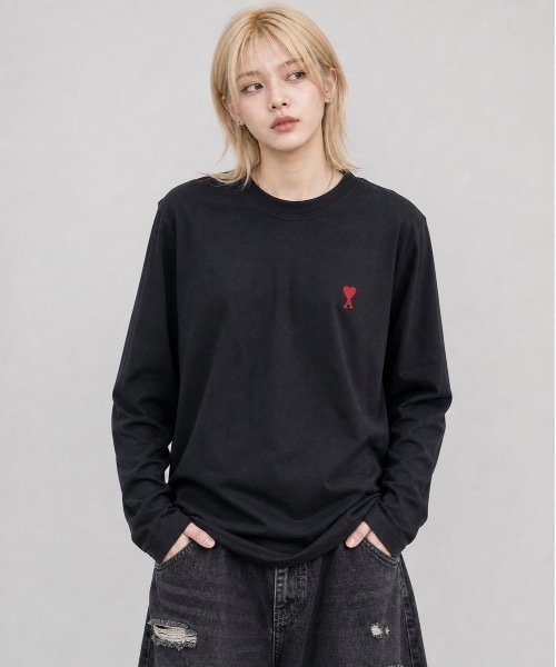 AMI Alexandre Mattiussi tシャツ 「AMI PARIS」アミ パリス Small