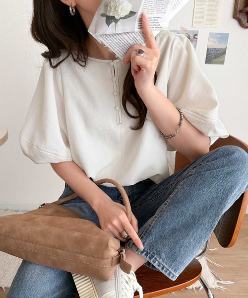 「classicalelf」 半袖ブラウス X-LARGE ホワイト レディース_画像4