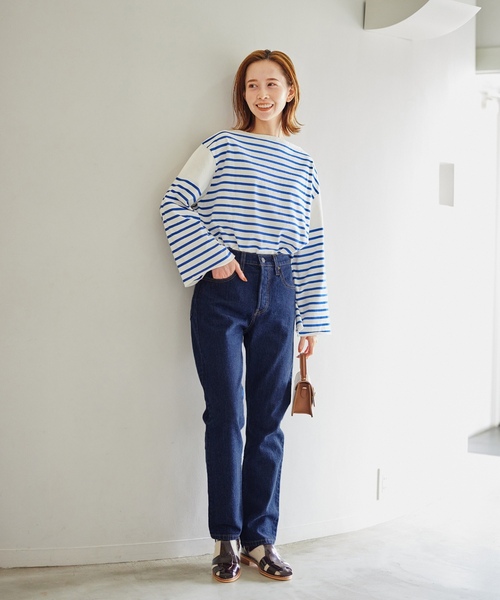「501」 デニムパンツ 30cm ブルー レディース_画像3