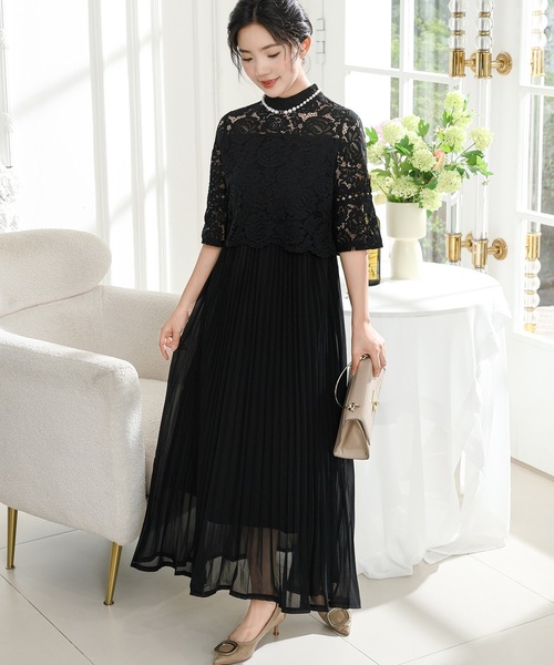 「Lace Ladies」 コンビワンピース FREE ブラック レディース_画像3