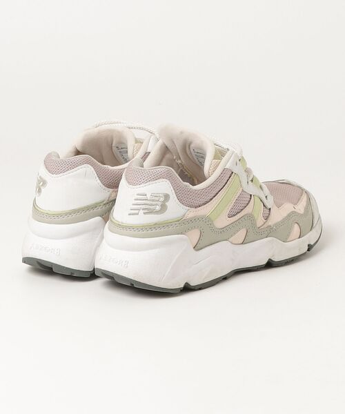 「New Balance」 ローカットスニーカー 22cm ベージュ レディース_画像2