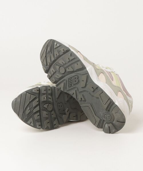 「New Balance」 ローカットスニーカー 22cm ベージュ レディース_画像3