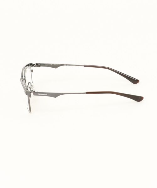 伊達メガネ メガネ 眼鏡 「FERRAGAMO/フェラガモ」 999.9 フォーナインズ コラボ スクエア メガネ SF9010 200の画像