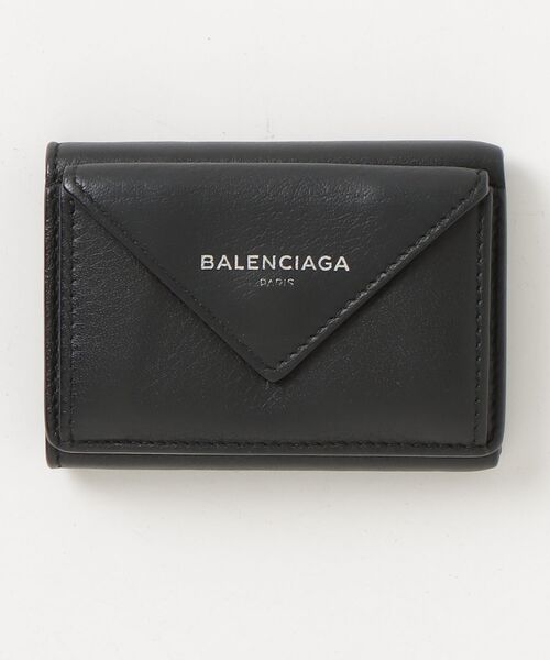 BALENCIAGA（バレンシアガ） ペーパーミニウォレット - ブラック