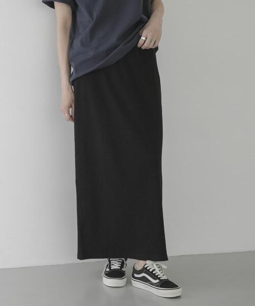 URBAN RESEARCH Sonny Label ロング スカート 接触冷感リブタイト