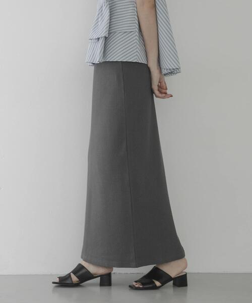 URBAN RESEARCH Sonny Label ロング スカート 接触冷感リブタイト