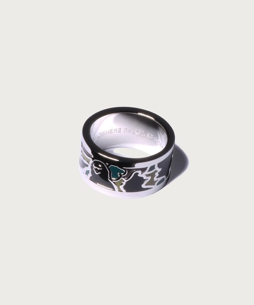 そる A BATHING APE カモフラ柄 リング 指輪 A BATHING APE（アベイシングエイプ） 指輪 リング 1ST CAMO CAMO RING