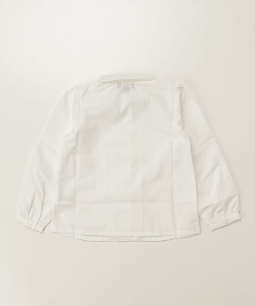 「green label relaxing」 「KIDS」長袖シャツ 120cm オフホワイト キッズ_画像2