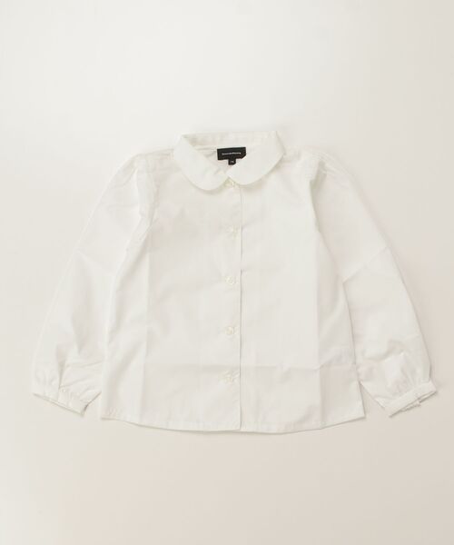「green label relaxing」 「KIDS」長袖シャツ 120cm オフホワイト キッズ_画像3