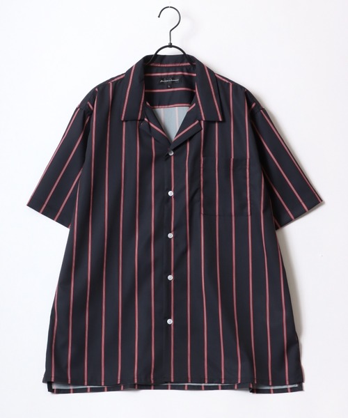 「Lazar」 半袖シャツ L ライトグリーン メンズ_画像5